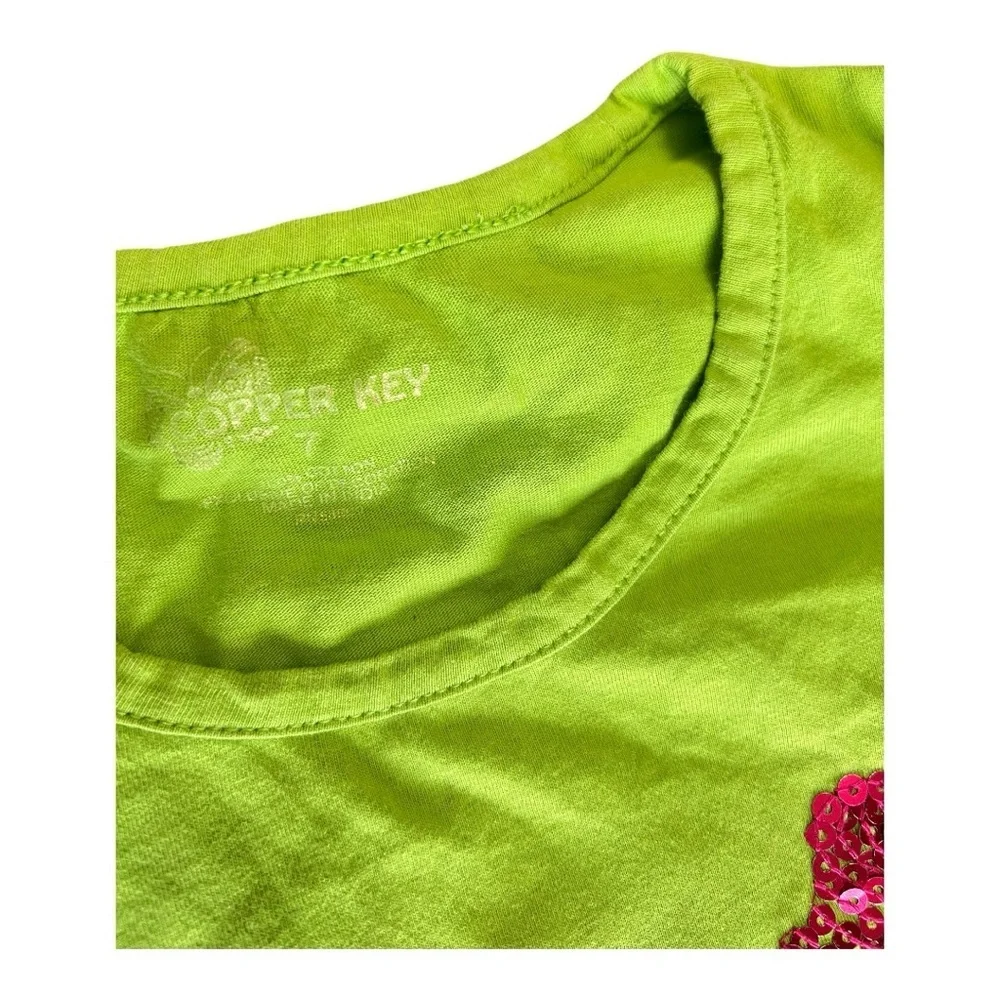 Bundle of Mix Girls Clothings Jeans,Stripe Top And Green Cat Sequin Kids Top 7